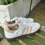Adidas Samba Beige White Gum Sneakers First Copy