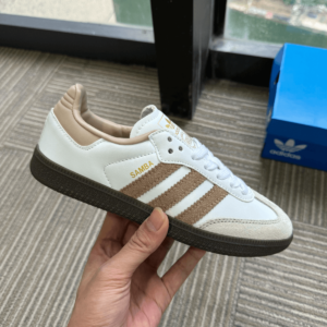 Adidas Samba Beige White Gum Sneakers First Copy