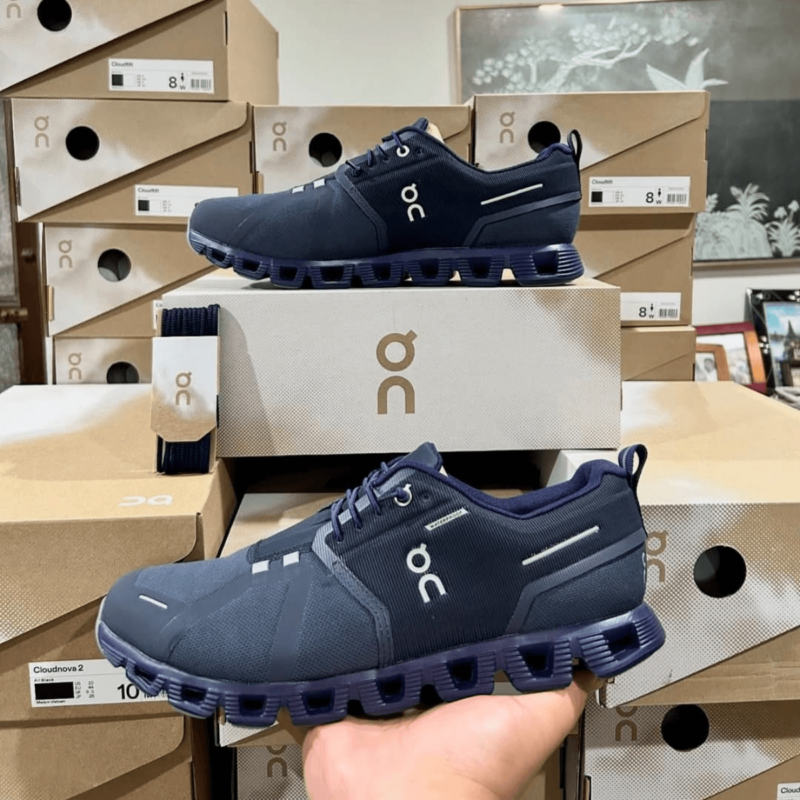 On Running Cloud 5 Waterproof Navy Ink First Copy
