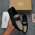 Coach Signature Jacquard Coin Loafer First Copy