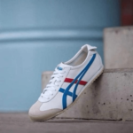 Onitsuka Tiger Mexico 66 White Green Slip On First Copy