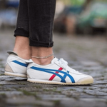 Onitsuka Tiger Mexico 66 White Green Slip On First Copy