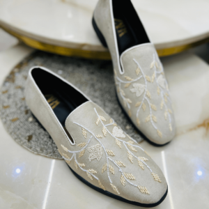 Zara Zardozi Hand Work Peshawari Loafers First Copy
