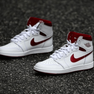 Nike Air Jordan 1 High 85 Metallic Burgundy First Copy