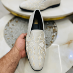 Zara Zardozi Hand Work Peshawari Loafers First Copy