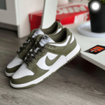 Master Copy Nike SB Dunk Olive Green Sneakers