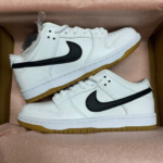 Nike Sb Dunk Low White Gum First Copy Shoe
