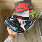 Air Jordan Low Halloween Black Cat Sneakers Master Copy