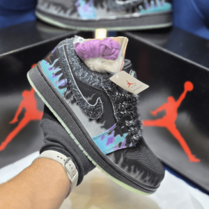 Air Jordan Low Halloween Black Cat Sneakers Master Copy
