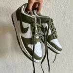 Master Copy Nike SB Dunk Olive Green Sneakers